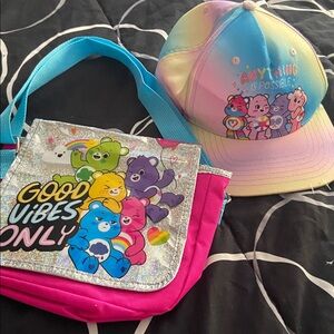 Care Bears lot of 2 (Bag & Cap)